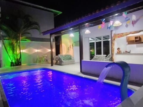 Night, Natural landscape, Swimming pool