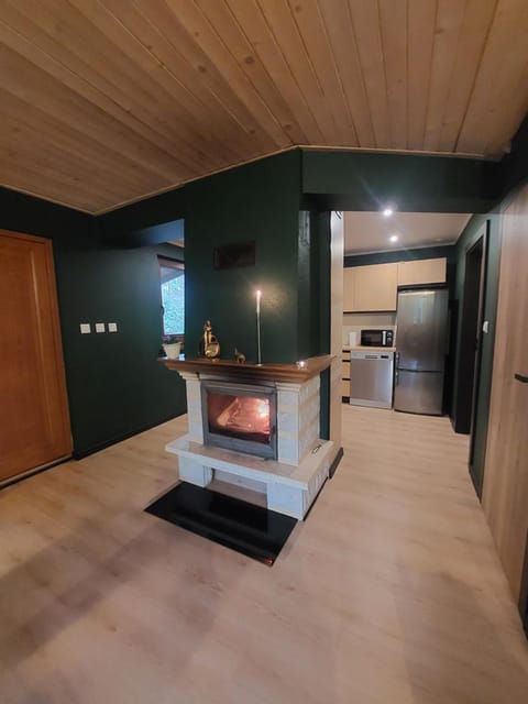 Domek Aleksander z basenem, banią ruską i sauną Nature lodge in Pomeranian Voivodeship