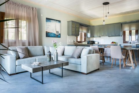 Kitchen or kitchenette, Living room, Dining area