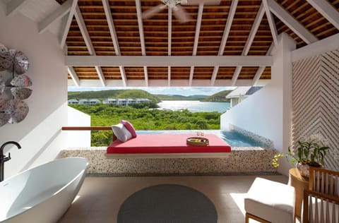Patio, Hot Tub, View (from property/room), Balcony/Terrace, Balcony/Terrace, Seating area, Pool view, Sea view