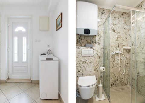 Shower, Bathroom, washing machine