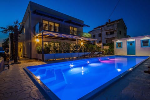 Swimming pool, Swimming pool, Sunset