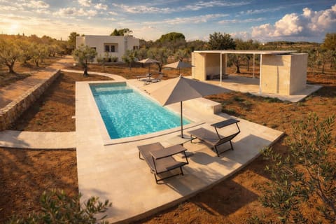 Property building, Natural landscape, Pool view, Swimming pool, sunbed