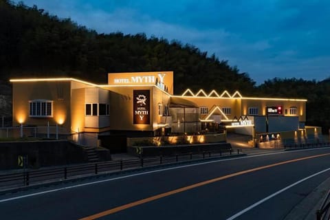 Property building, Night, Parking