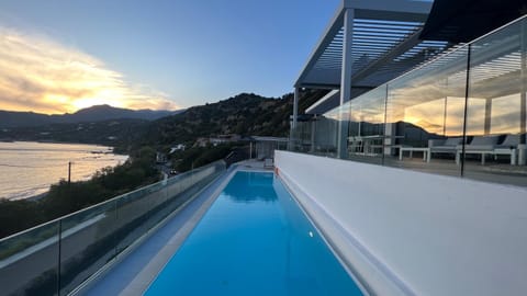 Villa Nostos Plakias beachfront sea view privet pool Villa in Crete