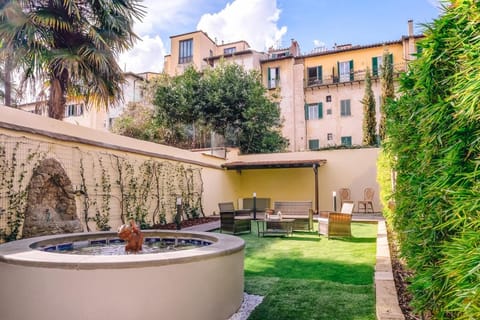 Property building, Garden, Garden view