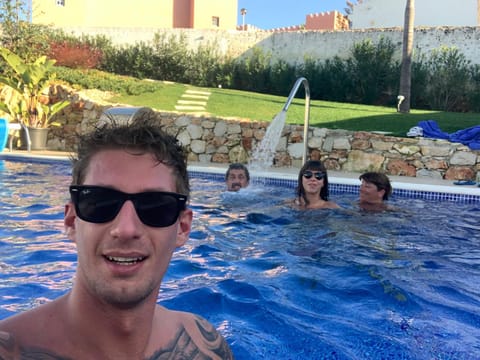 Day, People, Natural landscape, Hot Tub, Pool view, Swimming pool, children, group of guests, Family, sunbed