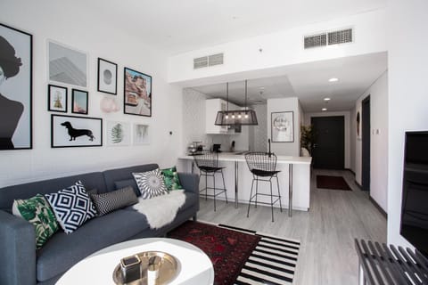 Kitchen or kitchenette, Living room, Dining area