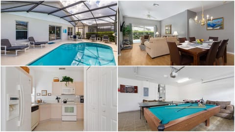 Billiard, Game Room, Dining area, Swimming pool, Family, kitchen