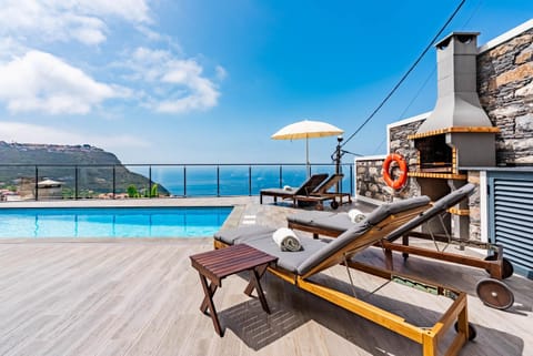 Patio, Natural landscape, View (from property/room), Pool view, Swimming pool, sunbed