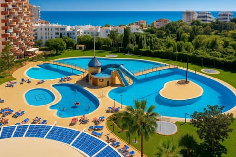 Garden, Aqua park, Swimming pool