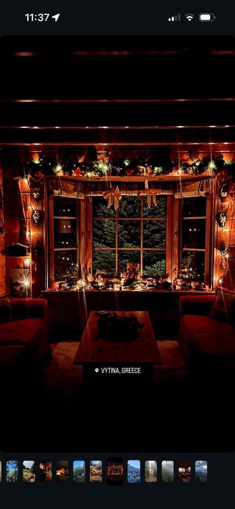 Vytina log house Chalet in Arcadia, Greece