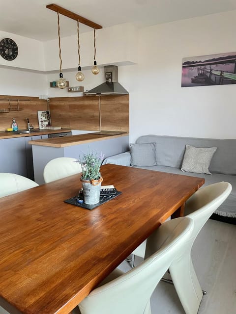 Kitchen or kitchenette, Living room, Dining area