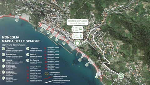 Appartamento a Moneglia, tra Portofino e le Cinque Terre Apartment in Moneglia