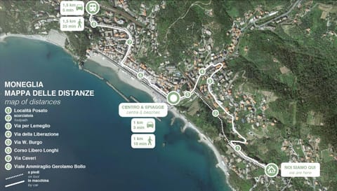 Appartamento a Moneglia, tra Portofino e le Cinque Terre Apartment in Moneglia