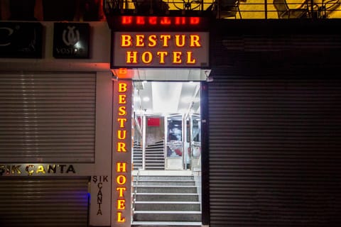 Facade/entrance, Night