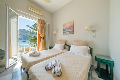 Bed, View (from property/room), Bedroom, Sea view, air conditioner