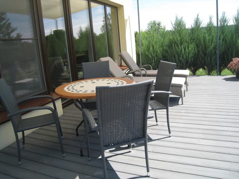 Property building, Patio