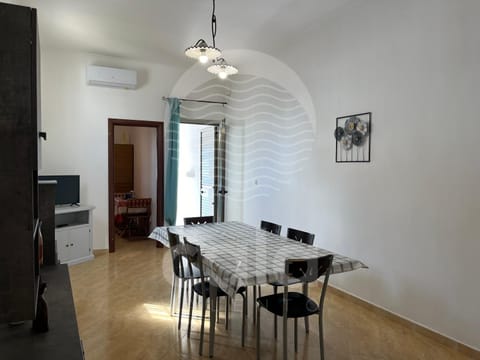 Dining area, air conditioner