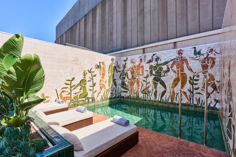 Solarium, Decorative detail, Swimming pool