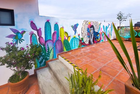 Property building, Patio, Spring, Day, Garden, Balcony/Terrace, Inner courtyard view