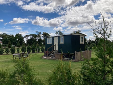 The Hawthorn Shepherds Hut House in Scotland