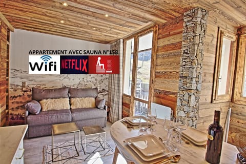 Résidence rond point des pistes accès direct funiculaire exposé sud Apartment in Tignes