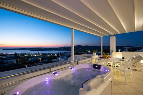 Hot Tub, Balcony/Terrace, Sea view