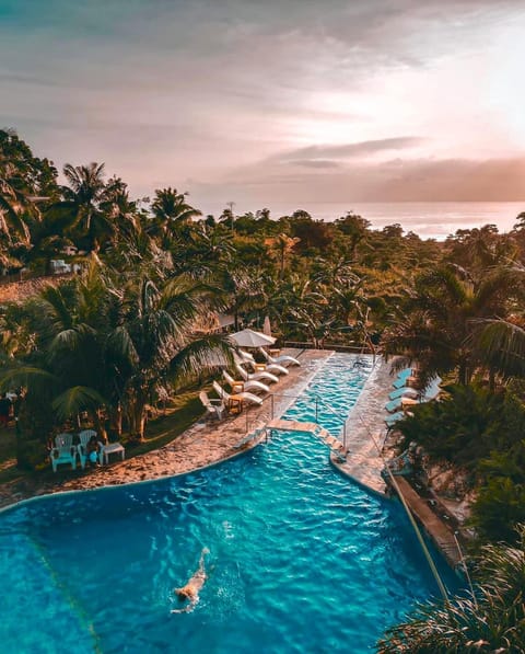 View (from property/room), Pool view, Sea view, Swimming pool