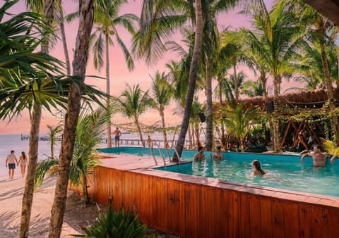 Day, People, Natural landscape, Beach, Pool view, Sea view, Swimming pool, group of guests