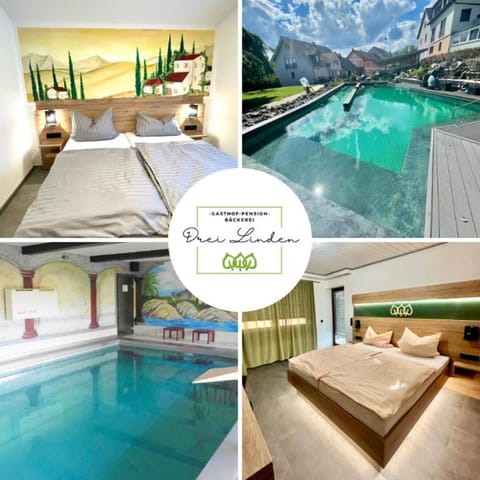 Bedroom, Pool view, Swimming pool