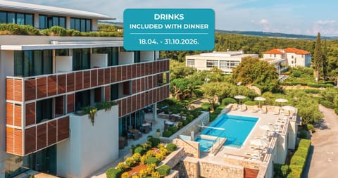 Property building, Day, Text overlay, Pool view, Swimming pool, sunbed