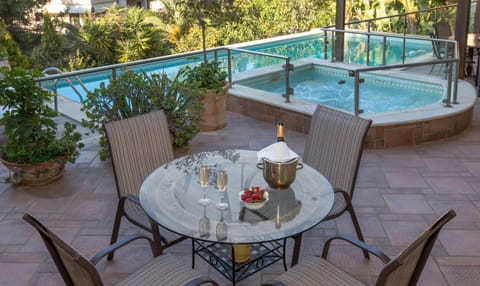 Patio, Day, Garden, View (from property/room), Balcony/Terrace, Garden view, Pool view, Swimming pool