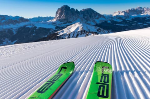 Winter, Skiing, Mountain view