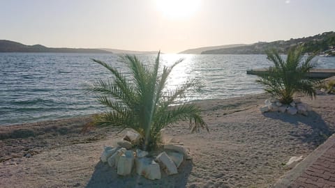 Natural landscape, Beach, Sea view, Sunset