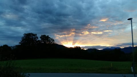 Natural landscape, Mountain view, Sunrise