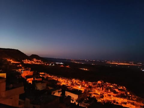 Night, Natural landscape, Mountain view