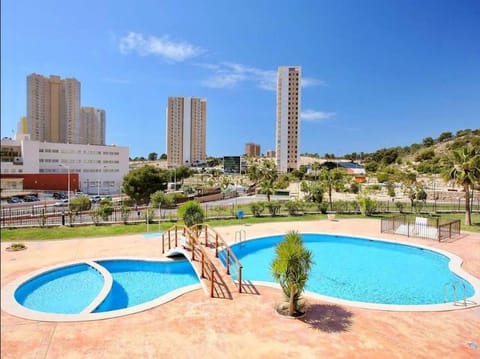 Property building, City view, Swimming pool, sunbed