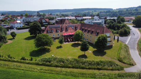 Property building, Natural landscape, Bird's eye view