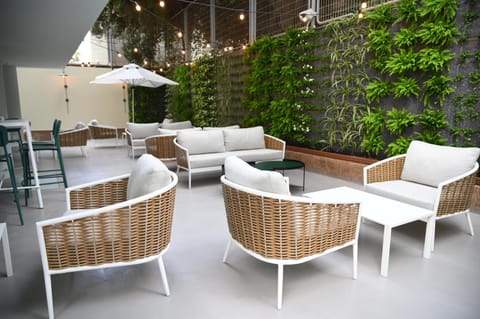 Patio, Garden, Seating area