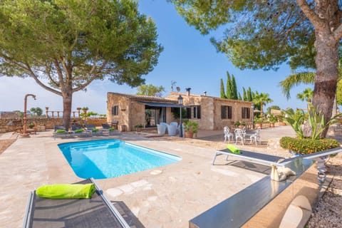 Natural landscape, Pool view, Swimming pool, sunbed