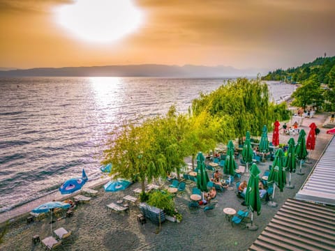 Restaurant/places to eat, Natural landscape, Beach, Sea view, Sunset