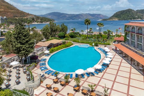 Pool view, Swimming pool, sunbed