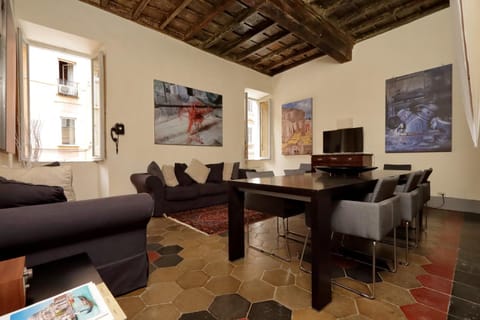 Living room, Seating area, Dining area