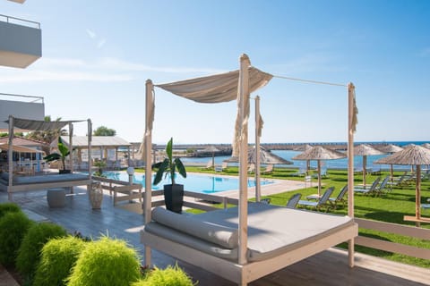 Natural landscape, Pool view, Sea view