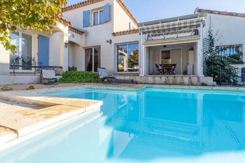 Property building, Living room, Swimming pool
