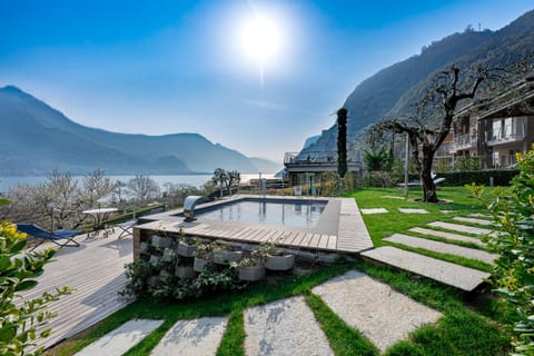 Patio, Day, Garden, Balcony/Terrace, Garden view, Lake view, Mountain view, Pool view, Swimming pool