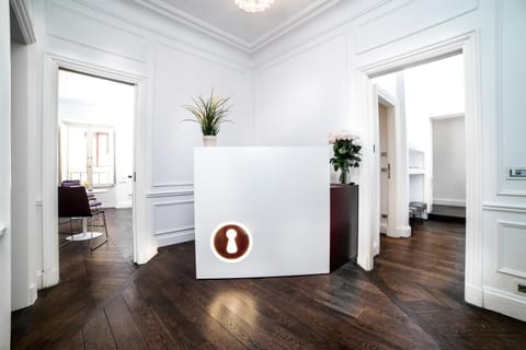 Property logo or sign, Lobby or reception, furniture