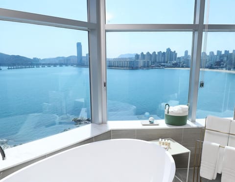 Bathroom, Sea view