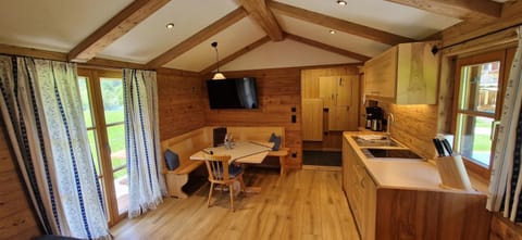 Kitchen or kitchenette, Living room, Dining area